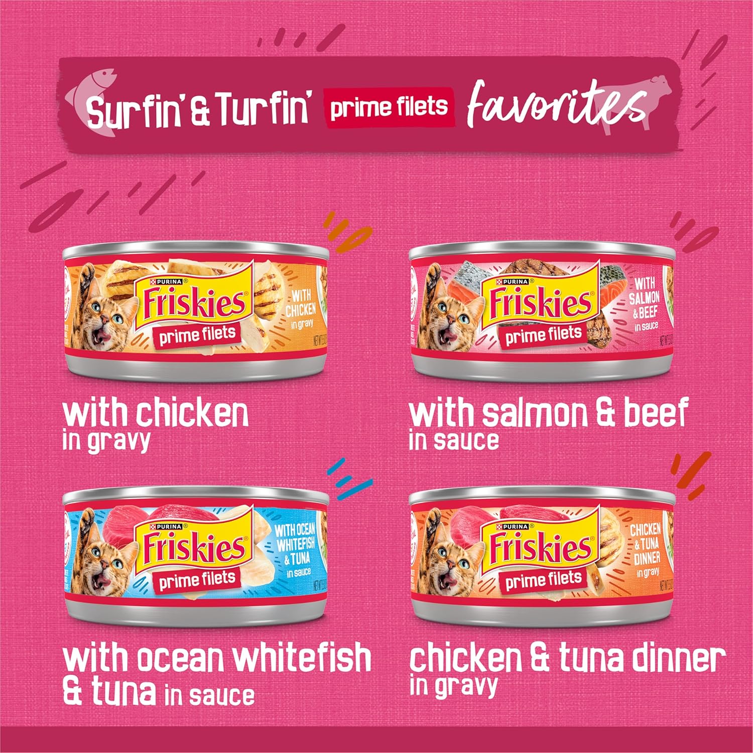 Friskies - Gourmet Cat Cuisine Variety Pack™