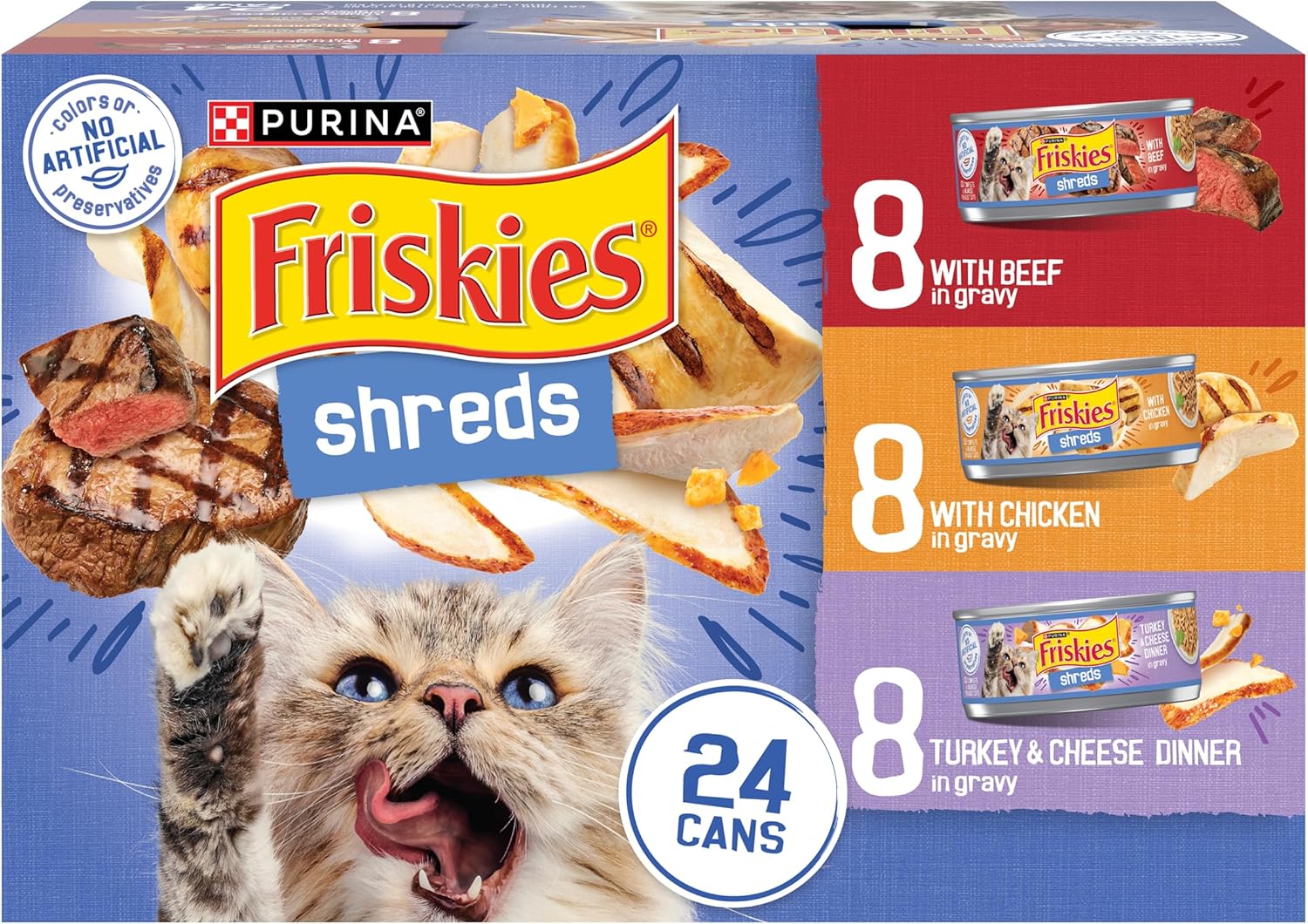 Friskies - Gourmet Shredded Cat Food Variety Pack™