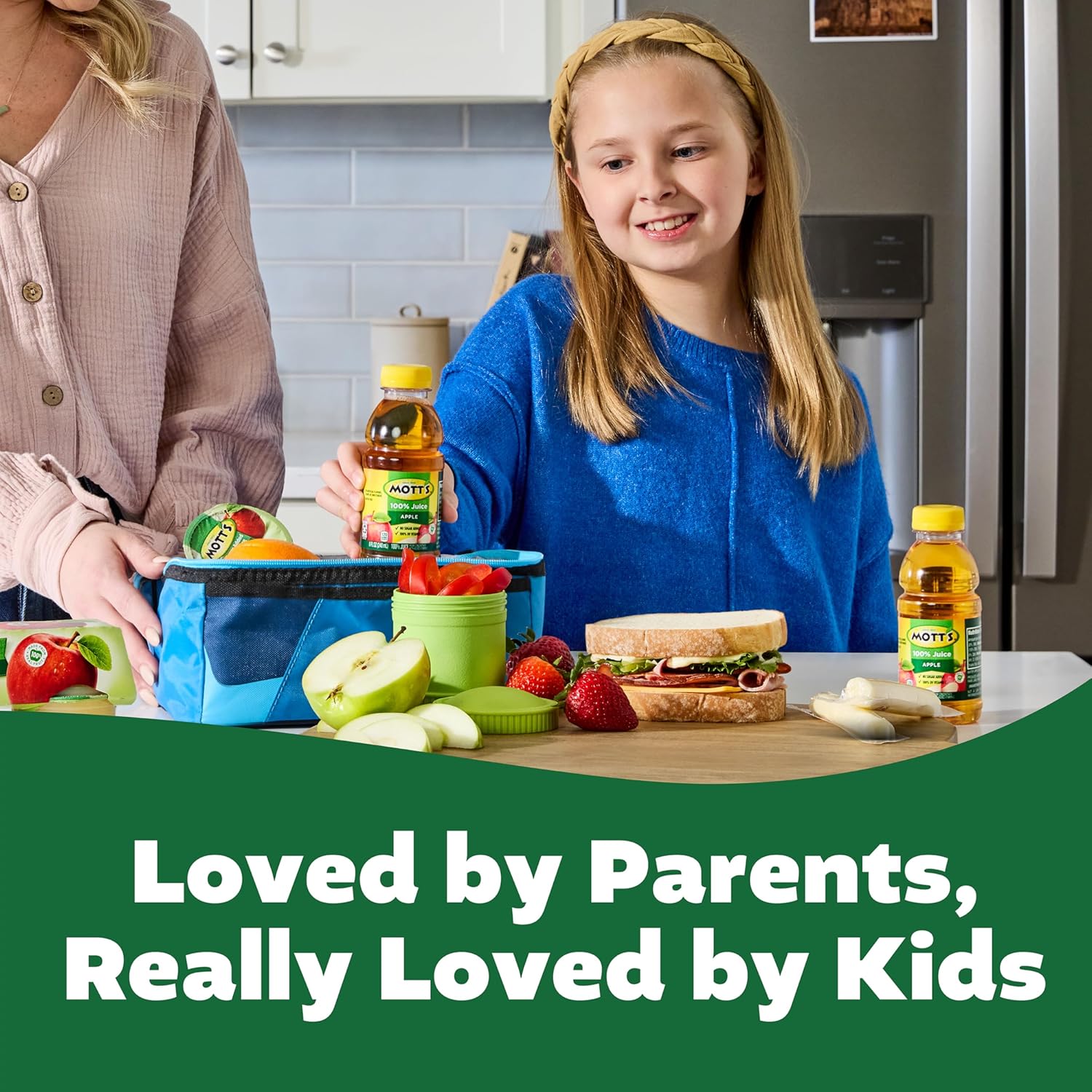 Mott's 100% Original Apple Juice, 6.75 Fl Oz Boxes, 32 Count (4 Packs Of 8), 2 Servings Of Fruit, 100% Fruit Juice, Gluten-free, Caffeine-free, Kosher, Contains No Artificial Colors Or Sweeteners