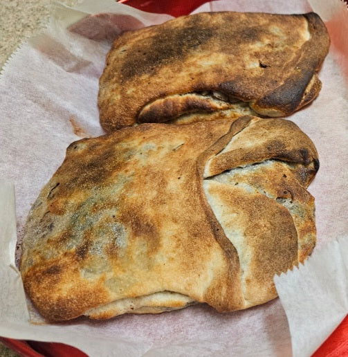 Large Oregano Flatbread Pie - Healthy Vegan Food and Snack Stuffed with Oregano Recipe