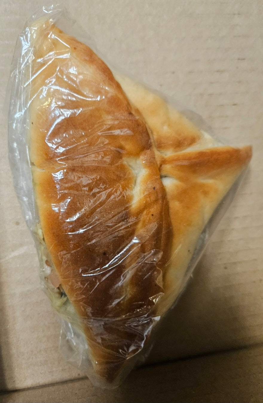 **Spinach Flatbread Pie - Healthy Vegan Food and Snack Stuffed with Spinach Recipe