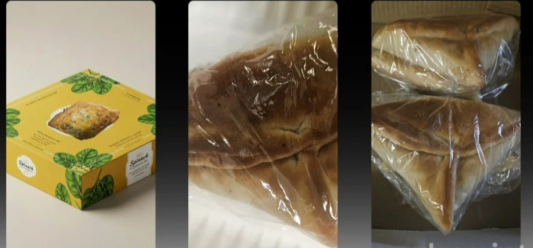 **Spinach Flatbread Pie - Healthy Vegan Food and Snack Stuffed with Spinach Recipe